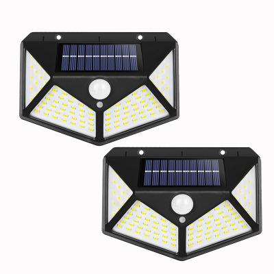 China 100 LED Solar Garden Light Outdoor Solar Lamp With Motion Sensor LED Solar Light Powered Waterproof Sunlight For Garden Decoration for sale