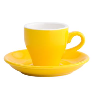 China Wholesale Viable Multicolor Extra Thick Espresso Porcelain Coffee Luster Ceramic Cup And Saucer For Cafe Home for sale