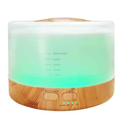 China 2021 New Style Household Air Aroma Diffuser With Night Light Home Office Room Ultrasonic Mist Diffuser USB Powered Aroma Diffuser for sale