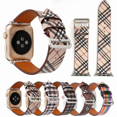 China 2020 eco-friendly factory directly for iwatch band strap leather watch adapter price of apple watch band leather for sale