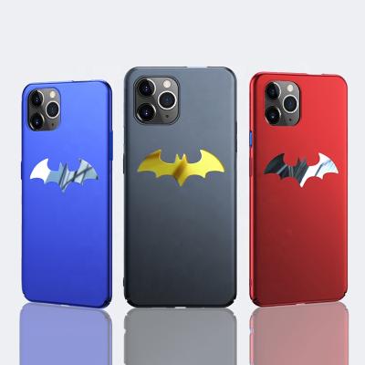 China Eco-Friendly Ultra-thin Magnetic Case Protective Bat Metal Cover Phone Matte PC Phone Case For iPhone 12 Metal Case for sale