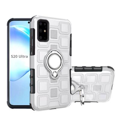 China Eco-friendly Shockproof Ring Holder Stand Cell Phone Accessory Mobile Phone Case For New Samsung Galaxy S20/S20 Plus/S20 Ultra for sale