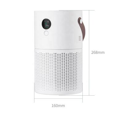 China New hotel desk purifier with formaldehyde or odor or PM2.5 removal, the small air purifier for office and home use for sale