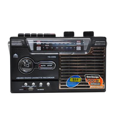 China YG-335 PORTABLE portable video cassette to mp3 recorder tape boombox player radio cassette player and player with headphones for sale