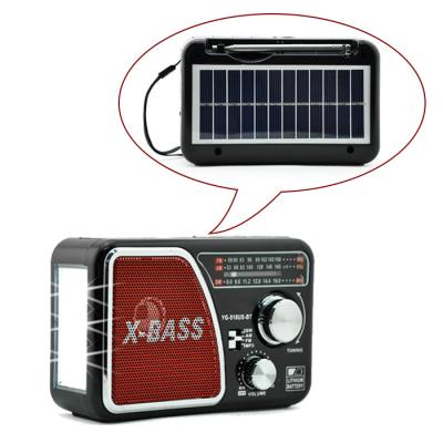 China Solar Panel Eletree Portatiles Pocket Usb BT Shortwave Generador Outdoor Camping Led Faltbar Fepe Dinamo Solar Power Radio for sale