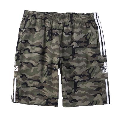 China High Quality Sublimation Anti-Wrinkle Men's Pants Half Camouflage Logo Printed Athletic Beach Cotton Mens Shorts for sale