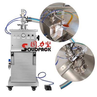 China High Precision Level Solidpack Good Quality Semi Automatic Liquid Filling Bottling Machine Filling Thick Edible Oil for sale