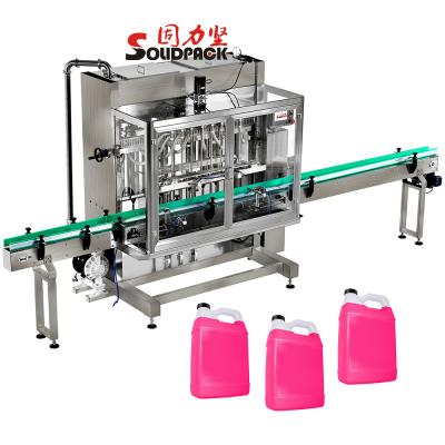 China High Productivity Solidpack Plunger Car Auto Windshield Window Washing Liquid Clean Filling Machine for sale