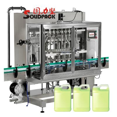 China High Productivity Automatic Solidpack Glass Cleaner Piston Liquid Filling Machine For Sale for sale