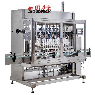 China Solidpack Chemical Tomato Sauce And Ketchup Capping Sealing Equipment Filling Machine for sale