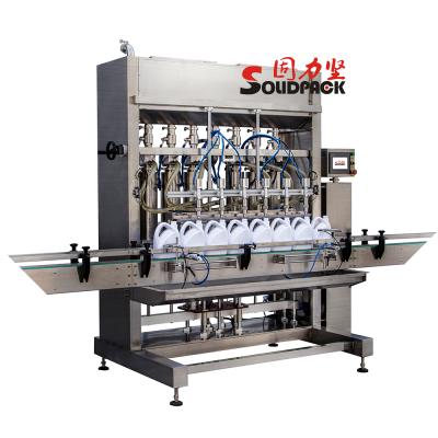 China Solidpack 4 Chemical Head Lubricant Alcohol Automatic Plastic Perfume Dropper Fill And Bottling Machine for sale