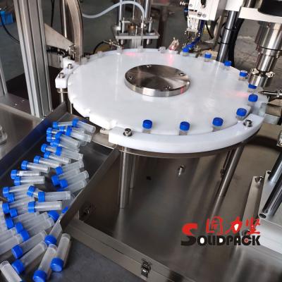 China Food Volume Automatic Small Peristaltic Pump Liquid Filling And Capping Machine for sale