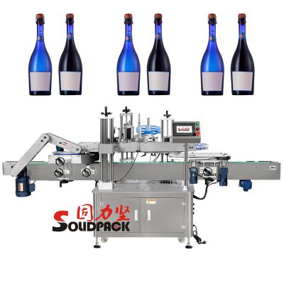 China Solidpack Tianjin factory supply wine bottle body printing machine and high speed neck labeling and labeling machine for sale