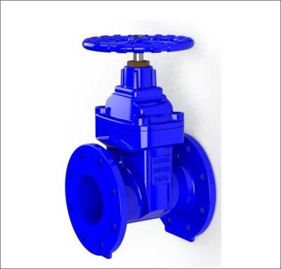 China General DIN3352-F4 Non Rising Stem Resilient Soft Seat Gate Valve for sale