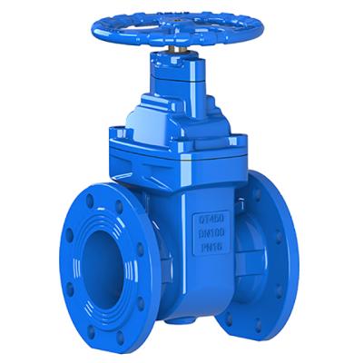 China DIN 3352 General Ductile Iron - F4 Non-Rising Stem Metal Seat Gate Valves for sale