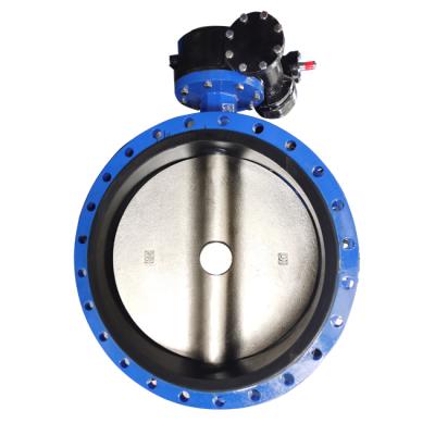 China General Large Diameter Flanged Type EPDM Seat Gear Butterfly Valve for sale