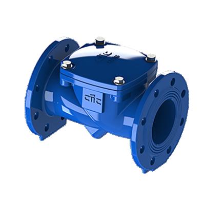 China General China Manufacturer Size DN50 Inches DN300 Ductile Iron Body Rubber Disc 2 - 12 - 45 Degree Check Valve for sale