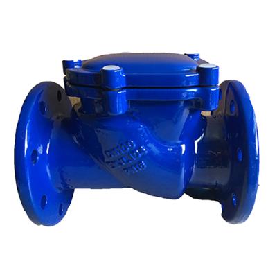 China BS5153 Cast Iron General Type Pressure Price Slow Closing Non Slam Swing Check Valve With Flange Ends for sale