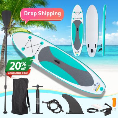 China Unisex Water Sports High Pressure Stand Up Paddle Board Beach Paddle Board Printed Inflatable Surf Board for sale