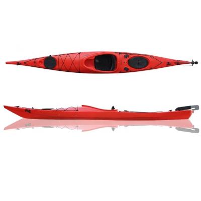 China New Product 4.1M Expedition Single Sea Unisex Kayak Sit In Kayak for sale