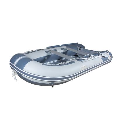 China GTS430 China Hot Sale Unisex Rigid Hull Hypalon Fiberglass Inflatable Boat With Outboard Motor Kayak for sale