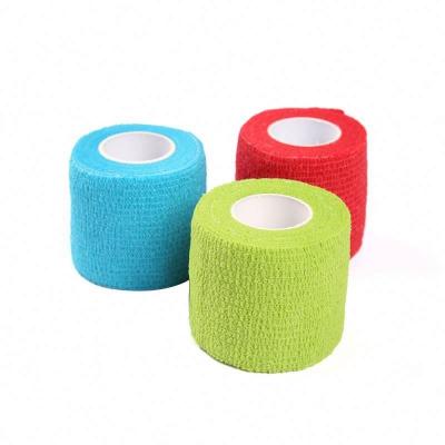 China Free Samples Medical Spandex / Cotton Self Adhesive Elastic Crepe Bandage for sale