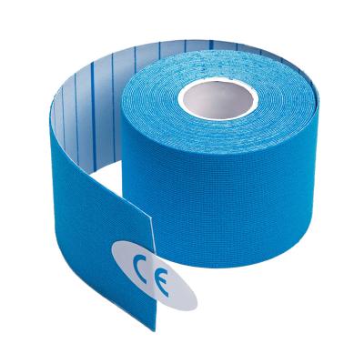 China Relieve Pain 12 Colors Waterproof Cotton Kt Sports Kinesiology Elastic Band 5cm x 5m 3.8cm X 5m 2.5cm X 5m for sale