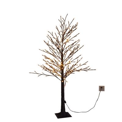 China Christmast Ornament Christmas Artificial Decoration LED Lights Trees Ornament Shopping Mall Luxury Stage 1.5M Trees for sale