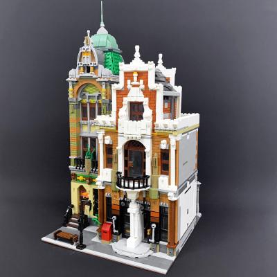 China DIY TOY Creative Expert Street View Room The Post Office Brick Building Block Modular Model Toy Square Post Office 89126 4560Pcs Moc for sale