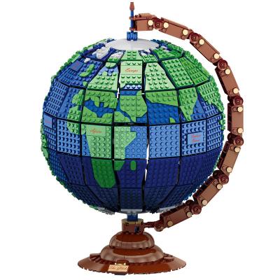 China Creative Toy MORK Series 031001 Globe Building Blocks Model 2420Pcs Earth Assembly Educational Brick Toys Chirstmas Gifts for sale