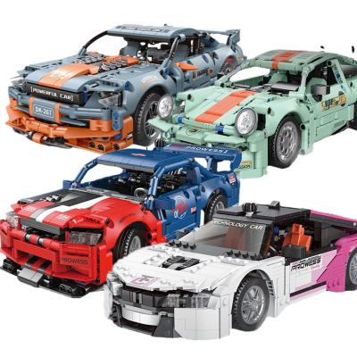 China Super High Quality Building Blocks Bricks Toy Decool 33013 1030Pcs 33018 1068Pcs Mustang Race Car Model Toys Amazon Hot Sale for sale