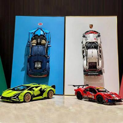 China DIY TOY Showing Display The MOC Bracket Aluminum Alloy Display Bracket (Only Bracket) Applicable To LEGO Technology Car for sale