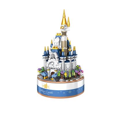 China Building Blocks Girls Toy Music Box Mini Castle Building Toys Gift for sale