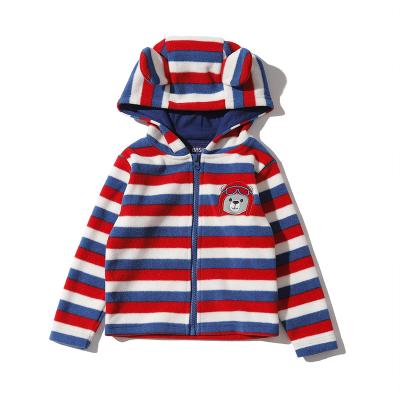 China Custom Kid Clothing Baby Softshell Zipper Fleece Breathable Jackets For Kids Boy Pullover Hoodie Fashion Clothes 100%Polyester for sale