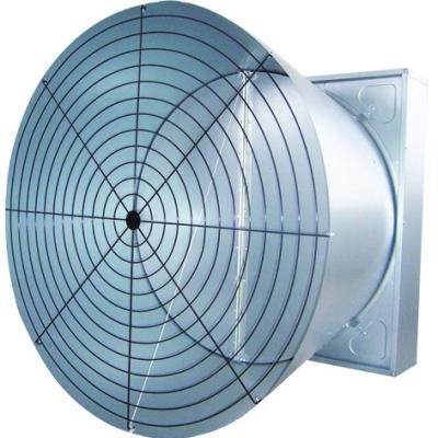 China Poultry Farm Factory Supplier Shutter Fan Poultry Butterfly Cooling Cone Galvanized Exhaust Fan for sale