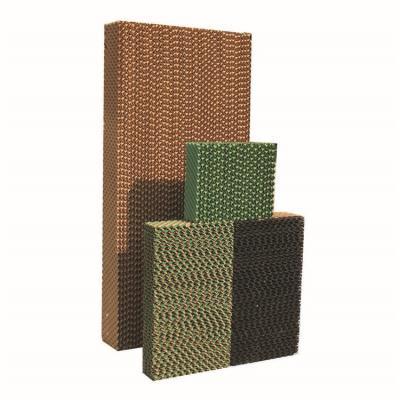 China Grows Hot Sale Wall Mounted Honey Comb Wet Curtain Cooling Pad for Water Cooler for sale