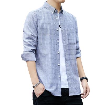 China Factory direct wholesale oxford shirt cotton anti-pilling anti wrinkle long sleeved shirts for men for sale