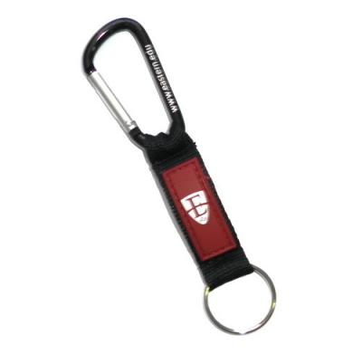 China Van de het Etiketdouane van pvc Rubber de Klemmen Milieubescherming van Carabiner Keychain Te koop