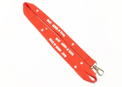 China Polyester Dye Sublimated Lanyards , Id Card Lanyards Specially Delicate For Show Party for sale