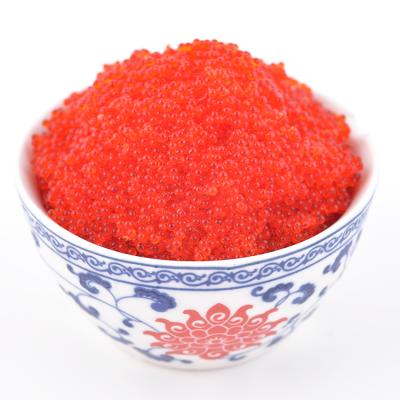 China Certified halal wholesale FROZEN tobiko sauce in bulk frozen kosher fish eggs for sale