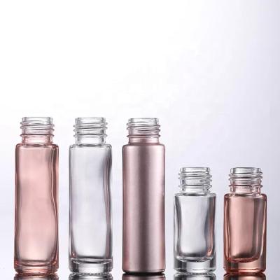 China 5ml 10ml Essential Oil Bottle Cosmetic Crystal Wish Roll On Glass Bottles With Bamboo Lid for sale