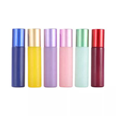 China Cosmetic Wholesale Square 10ml Perfume Essential Oil Roll On Glass Bottle With Bamboo Cap for sale