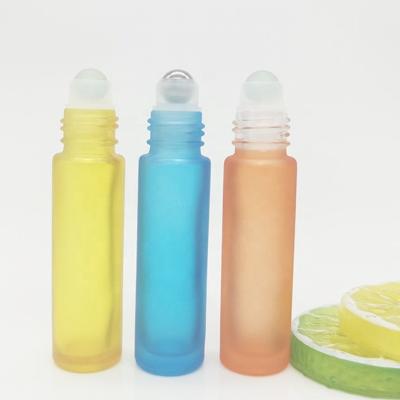 China 10ml Tube Cosmetic Packaging Boxes Essential Oil Roll On Glass Bottle Ready To Ship Bottles for sale