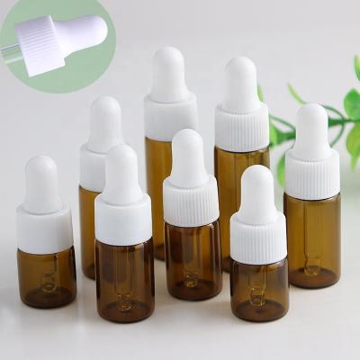 China Cosmetic Free Sample For Essential Oil Amber Dropper Bottle In Free Sample Custom Dropper Bottles for sale