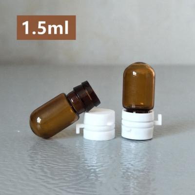 China Wholesale Cosmetic Essential Oil Glass Bottle 1.5ml 3ml 2ml 5ml Mini Luxury Glass Bottle For Cosmetic Oil for sale