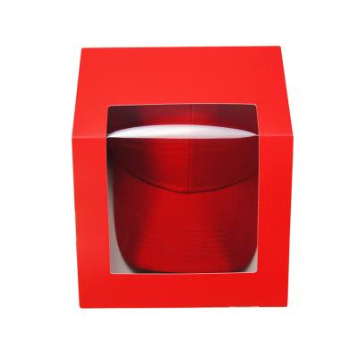 China Recycled Materials Wholesale Cheap Custom Printed Shipping Packaging Hat Storage Box for sale