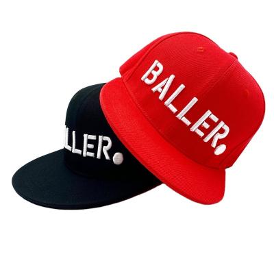 China China Customized Acrylic Material Bill 3D Logo Navy Blue COMMON Snapback Flat Cap for sale