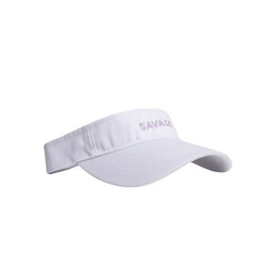 China Eco-friendly Dye Wholesale Custom Logo Sublimation Outdoor Visor Beach Sun Hat Sun Visor Adjustable Hats for sale