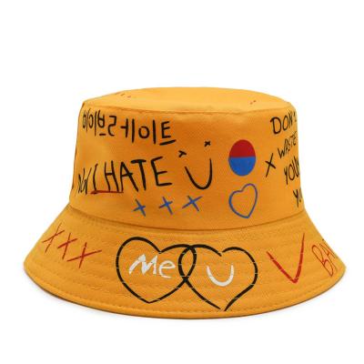 China High Quality Headwear 100% Acrylic Custom Design Cool Printed Bucket Hat for sale