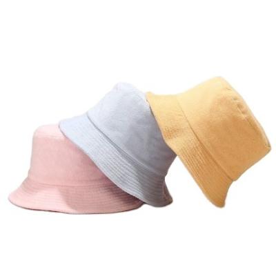 China High Quality Character Size Adult 100% Cotton Embroidered Baby Terry Terry Cloth Hats for sale